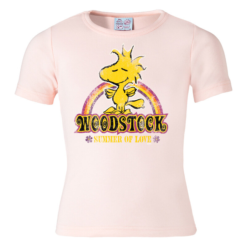 LOGOSHIRT T-Shirt Woodstock - Snoopy Peanuts - Summer Of Love