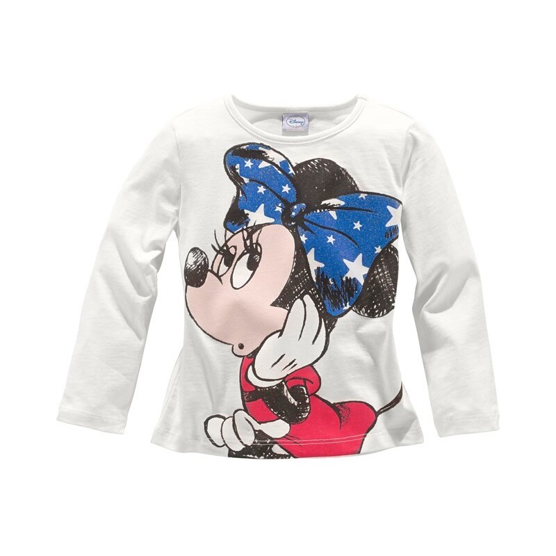 DISNEY Langarmshirt mit Minnie Mouse Motiv