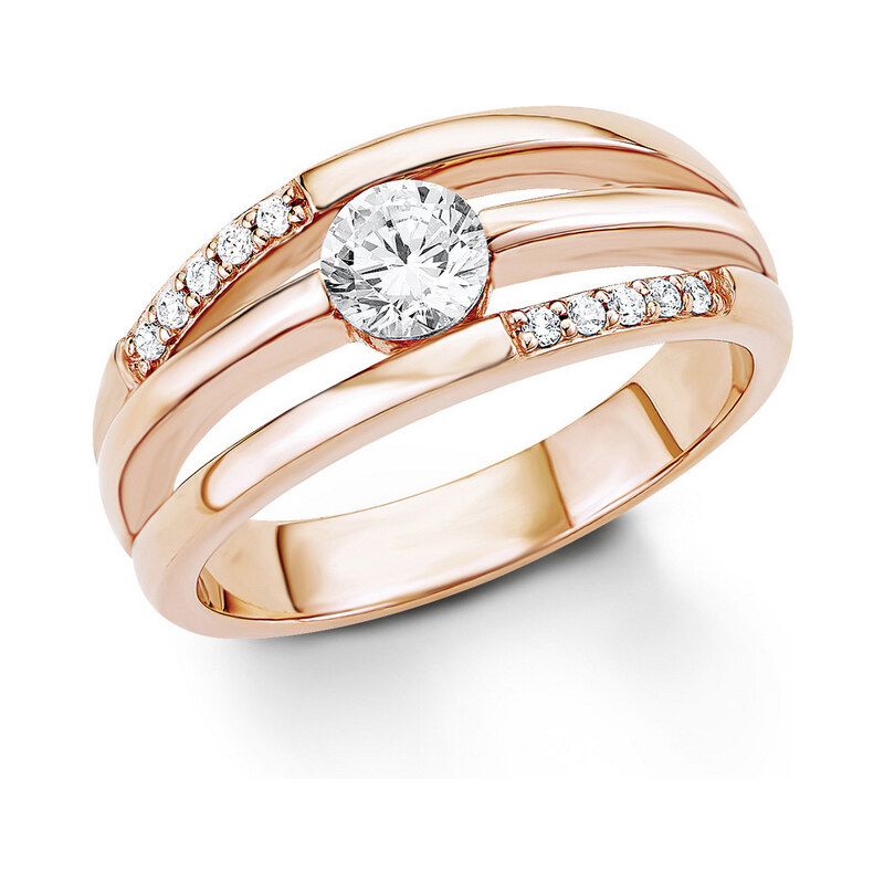 S.Oliver RED LABEL Silberring Ring mit Zirkonia