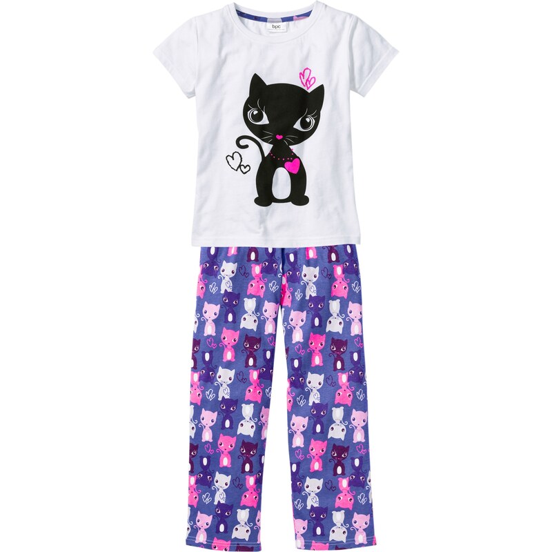 bpc bonprix collection Pyjama (2-tlg. Set) in weiß für Mädchen von bonprix