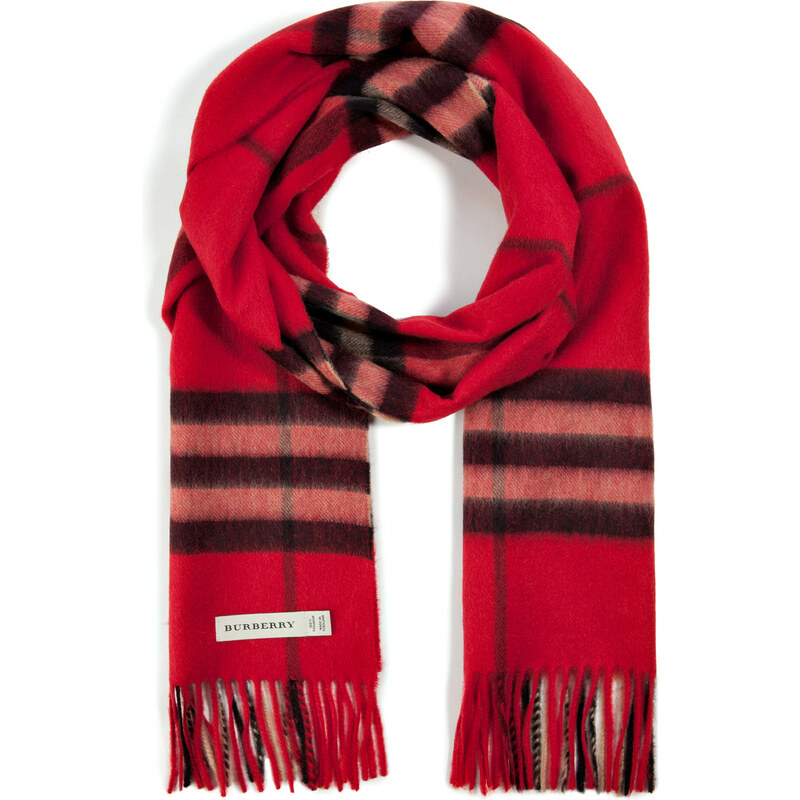 Burberry Shoes & Accessories Cashmere Giant Check Icon Scarf