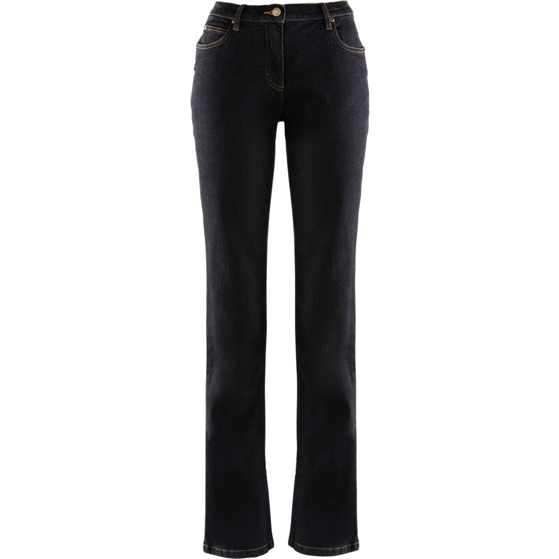Bestseller-Stretch-Jeans, STRAIGHT schwarz Damen bonprix