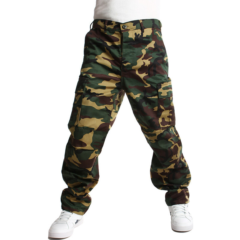 Glara Men's army pattern trousers