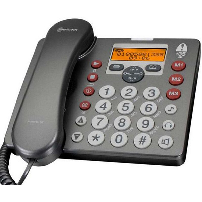 Audioline Großtastentelefon »amplicomms PowerTel 58 plus mit AB«