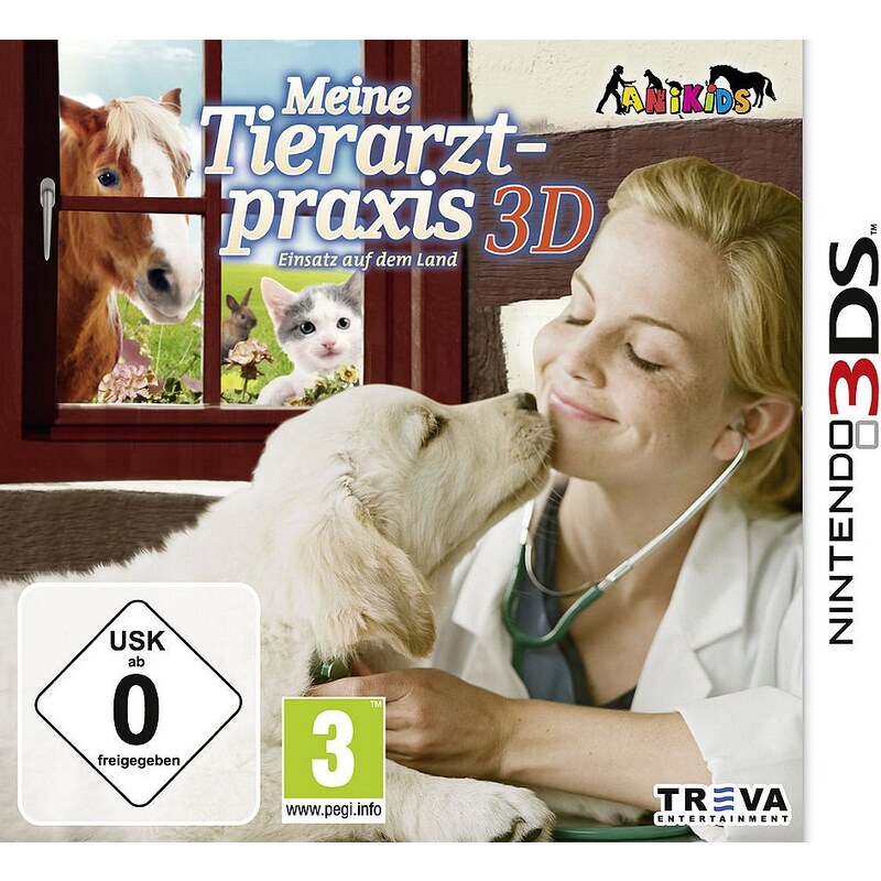 Treva Nintendo 3DS - Spiel »Meine Tierarztpraxis 3D - Einsatz auf dem Land«