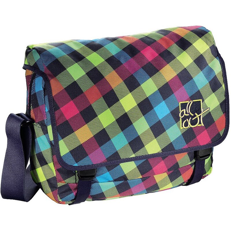 All Out Schultertasche Barnsley, Rainbow Check