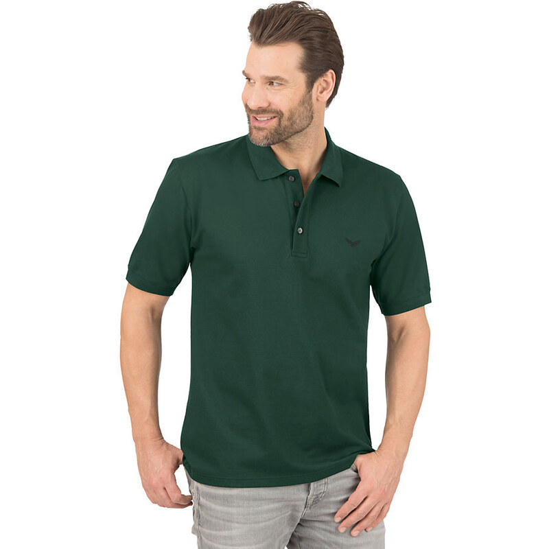 TRIGEMA Poloshirt in Piqué-Qualität TRIGEMA grün 4XL,5XL,L,M,S,XL,XS,XXL,XXXL