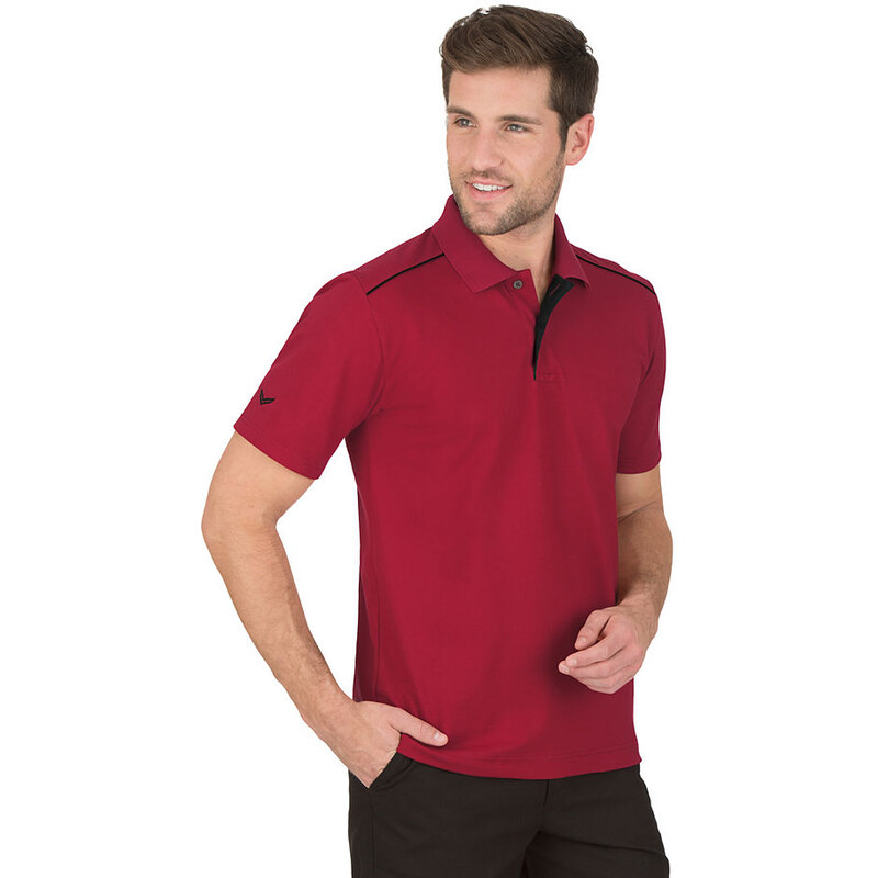 TRIGEMA TRIGEMA Poloshirt aus 100% Biobaumwolle rot L,M,S,XL,XXL