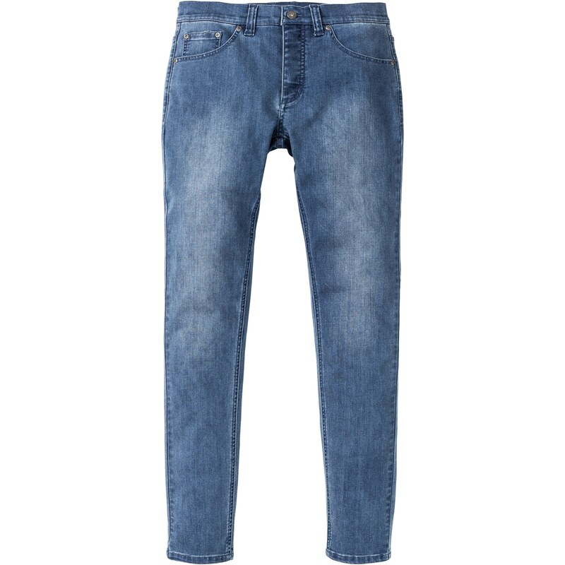 RAINBOW Stretch-Jeans Skinny Fit Straight mit recyceltem Polyester in blau für Herren von bonprix