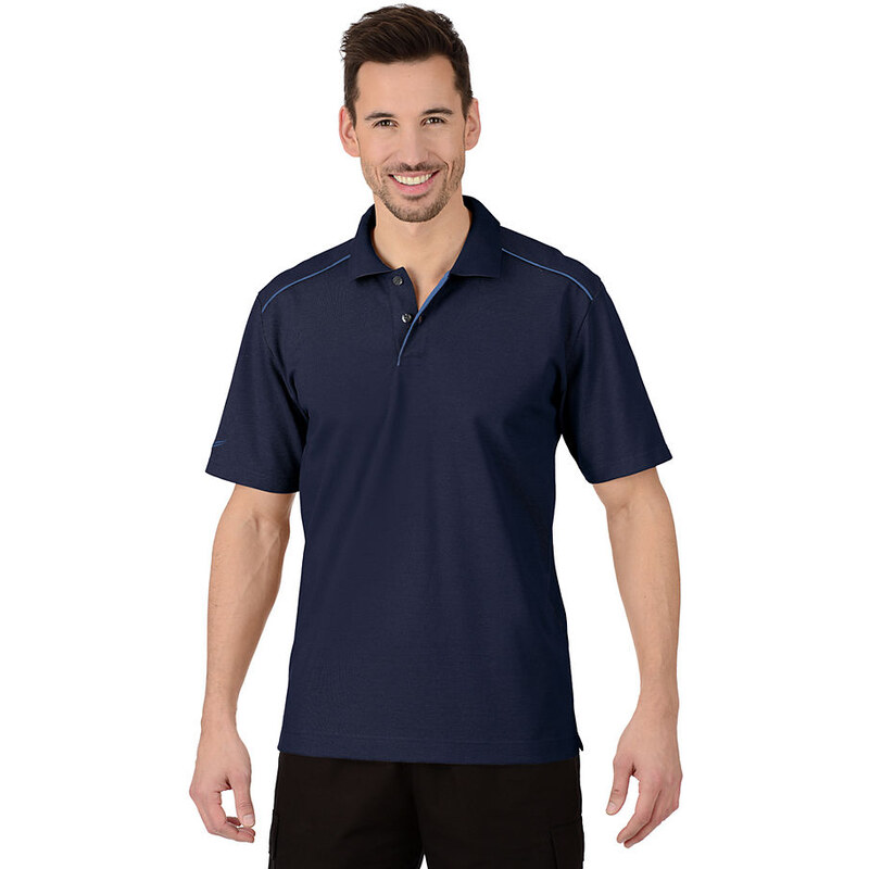 TRIGEMA TRIGEMA Poloshirt aus 100% Biobaumwolle blau L,M,S,XL,XXL