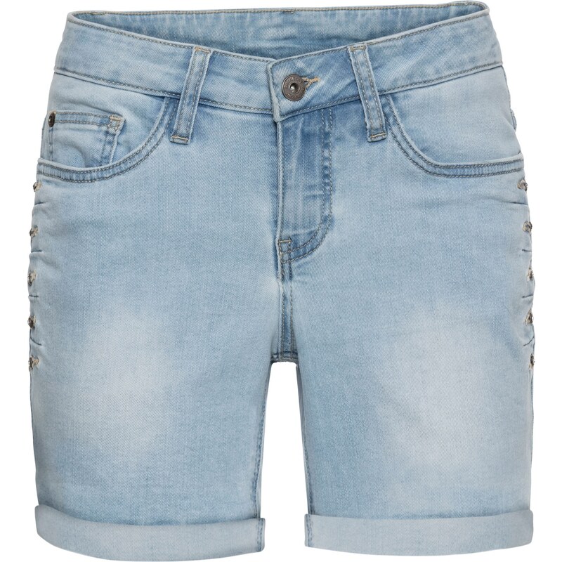 RAINBOW Jeans-Bermudas in blau für Damen von bonprix