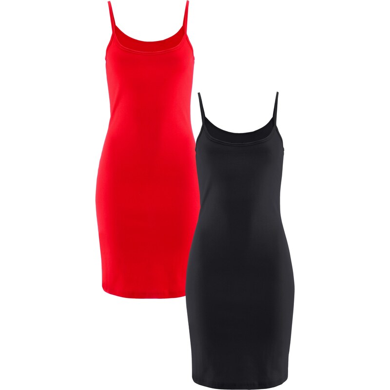 bpc bonprix collection Kleid (2er-Pack) ohne Ärmel in rot für Damen von bonprix