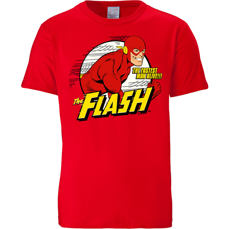 LOGOSHIRT T Shirt Der Rote Blitz Flash