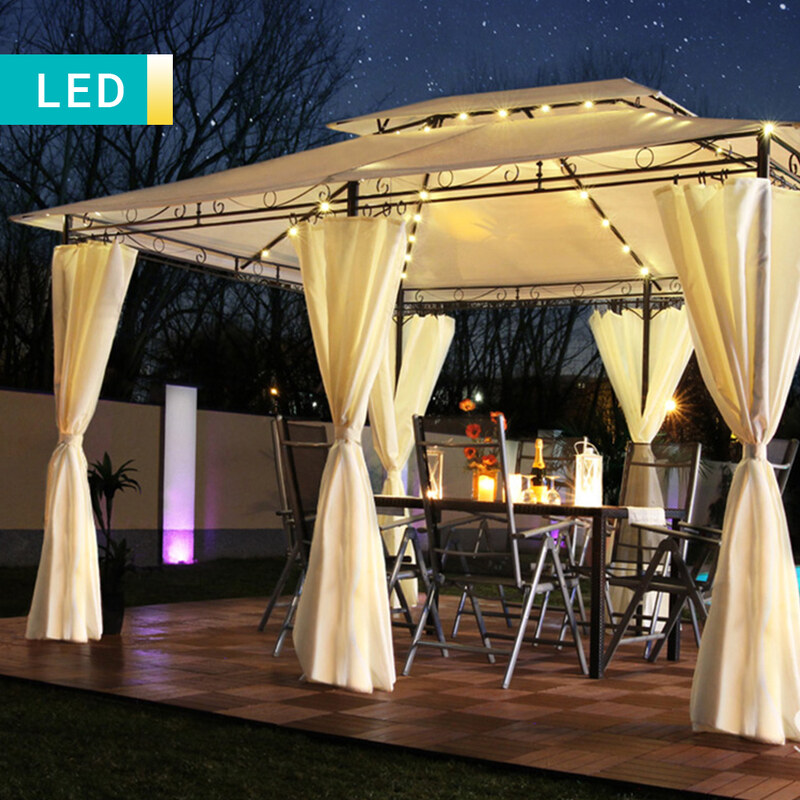 Lesara Swing&Harmonie LED-Luxus-Pavillon Minzo - Creme