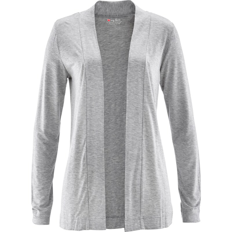 bpc bonprix collection T-Shirtjacke langarm in grau für Damen von bonprix