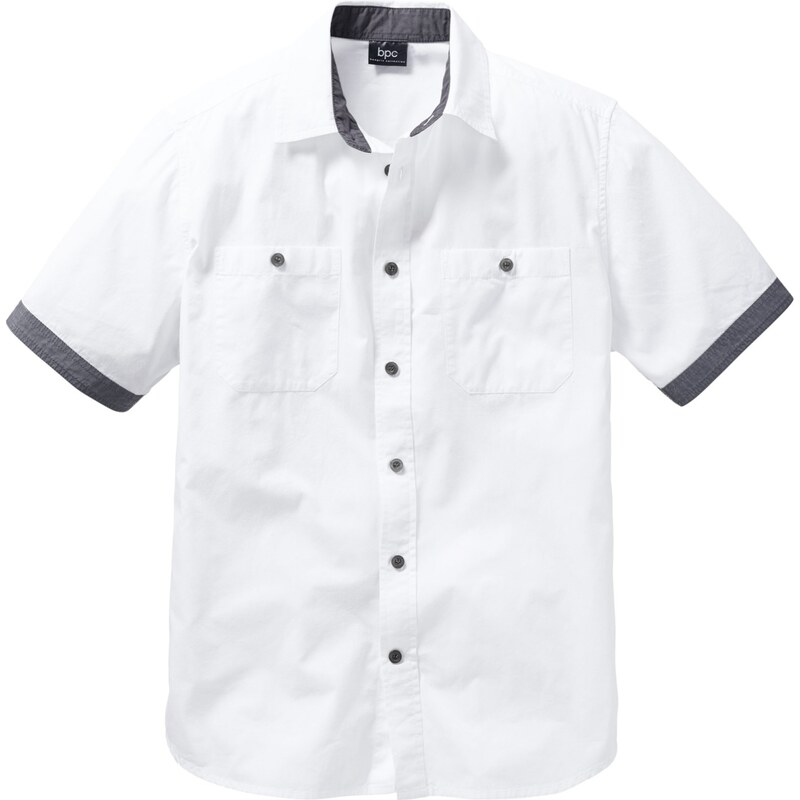 bpc bonprix collection Kurzarmhemd in weiß für Herren von bonprix