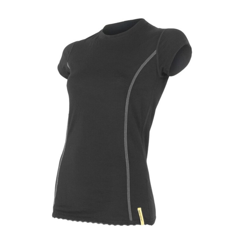 Damen T-Shirt Sensor Merino Wool Active black 11109026