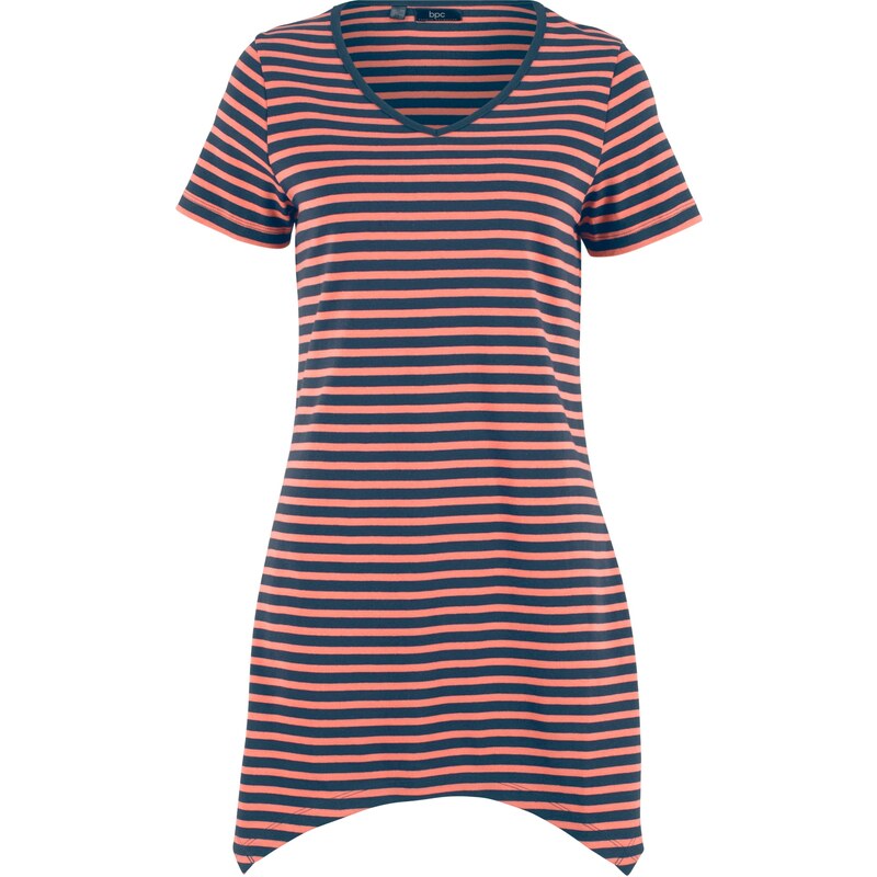bpc bonprix collection Zipfel-Shirt mit kurzen Ärmeln halber Arm in orange für Damen von bonprix