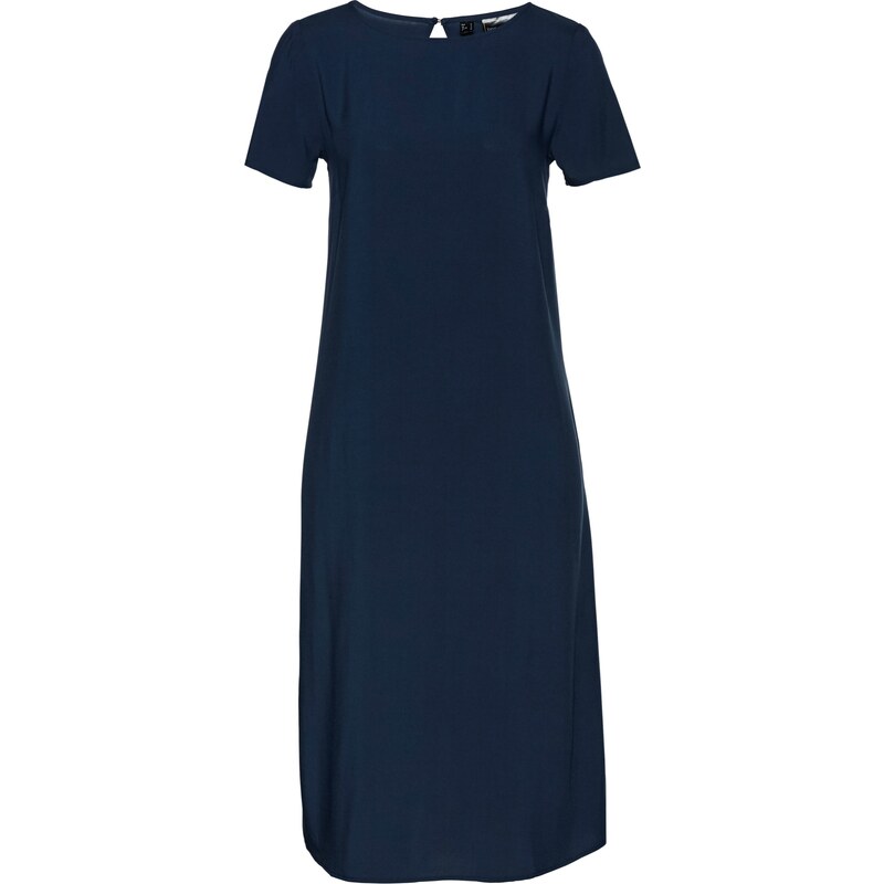 bpc selection Bedrucktes Kleid kurzer Arm in blau von bonprix
