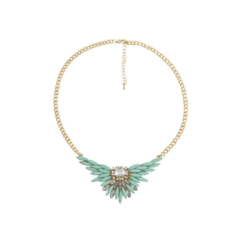 Impulse Women's Perspex Chain Necklace - Mint