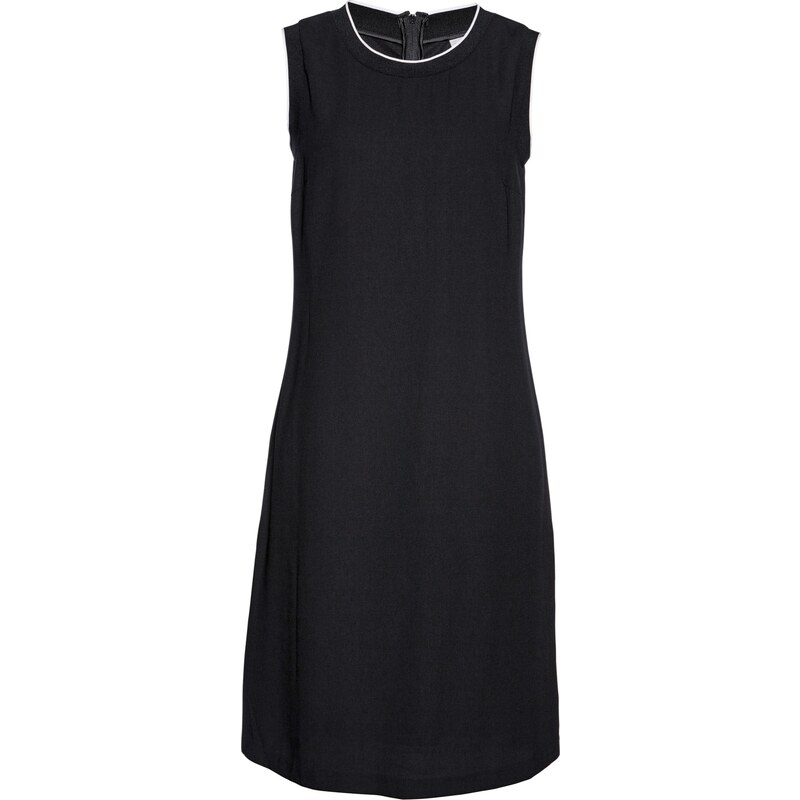 bpc selection Kleid mit Rippbündchen ohne Ärmel in schwarz von bonprix