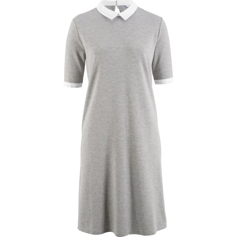 bpc bonprix collection Maite Kelly Shirtkleid halber Arm in grau für Damen von bonprix