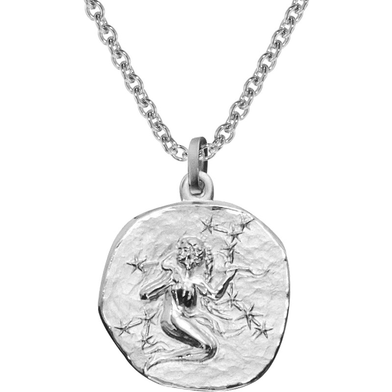 trendor Sternzeichen Jungfrau mit Halskette 925 Silber Ø 16 mm 08441-09-60, 60 cm