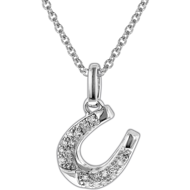 trendor Kinder-Halskette mit Hufeisen Silber 925 35824