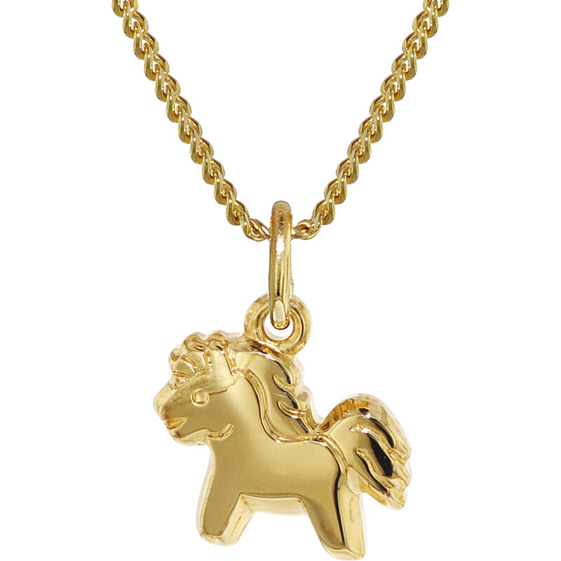 trendor Pony Anhänger für Mädchen Gold 333 35805