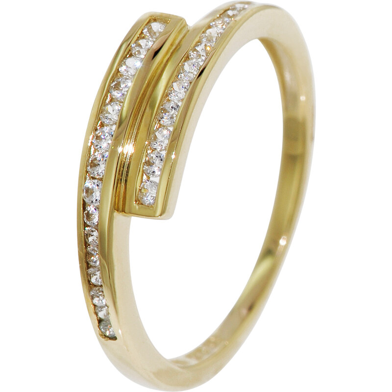 trendor Gold Zirkonia-Ring 51627-52, 52/16,6