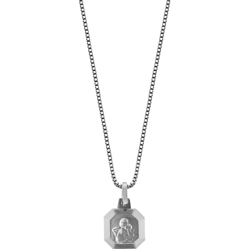 trendor Damen-Halskette mit Amor-Anhänger 925 Silber 63751