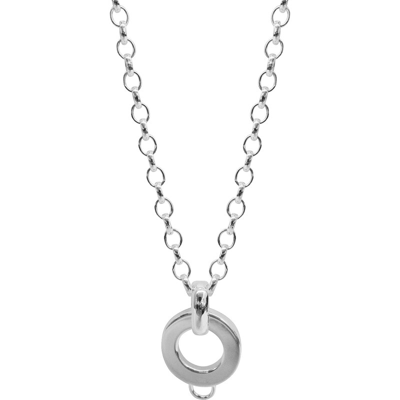 trendor Silber Damen-Halskette Charms Collier 50 cm 63058