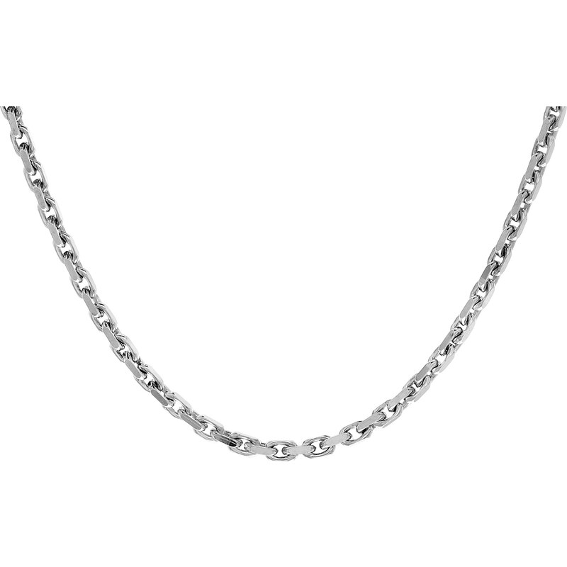 trendor Silberkette rhodiniert, Anker-Muster 70777-45, 45 cm