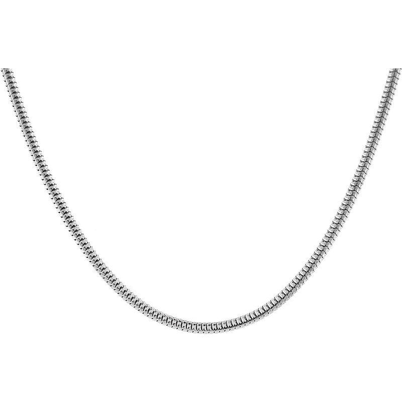 trendor Halskette 333 Weißgold Schlangenkette 1,4 mm 71729, 42 cm