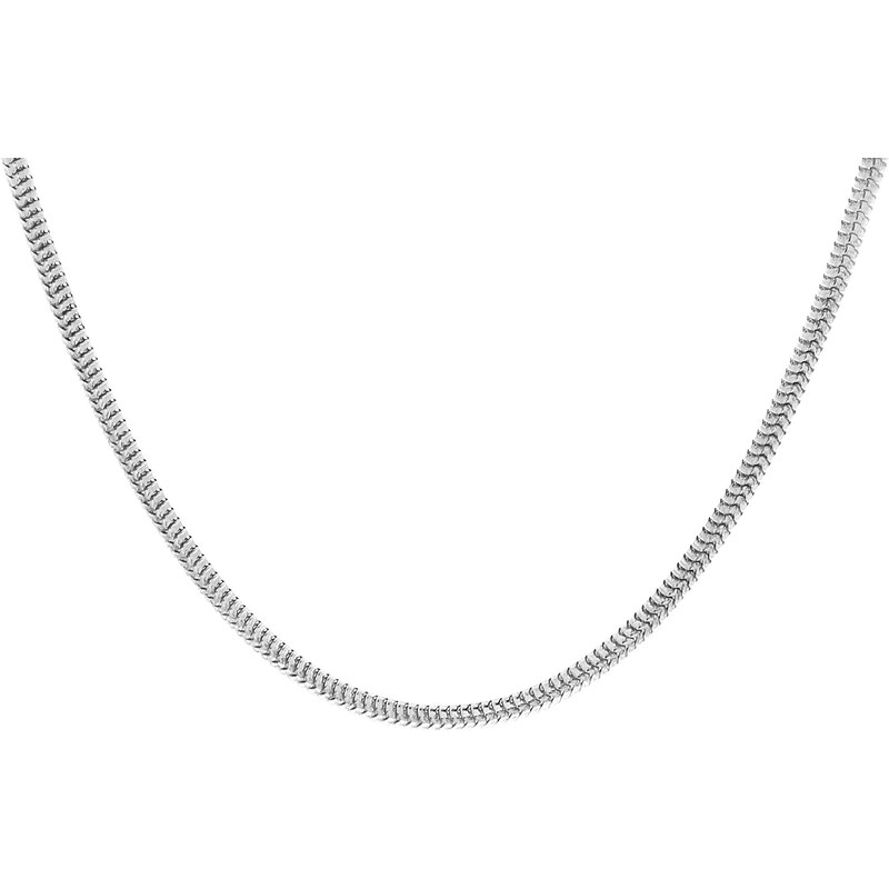 trendor Halskette Silber 925 Schlangenmuster 1,4 mm 72153, 40 cm