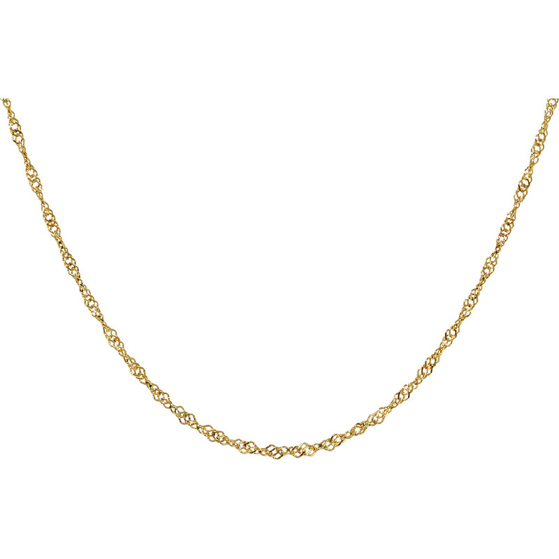 trendor Goldkette für Damen 333 Gold (8 Karat) Singapur-Muster 1,0 mm 72450-40, 40 cm