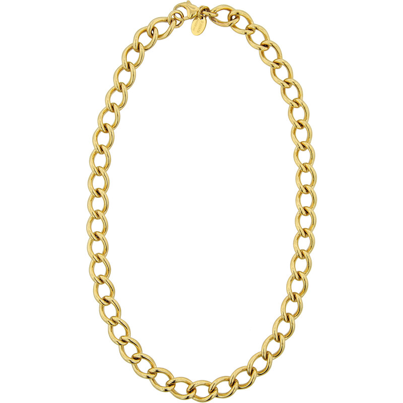 trendor Halskette für Damen Goldbeschichtet Breite 10 mm 74003