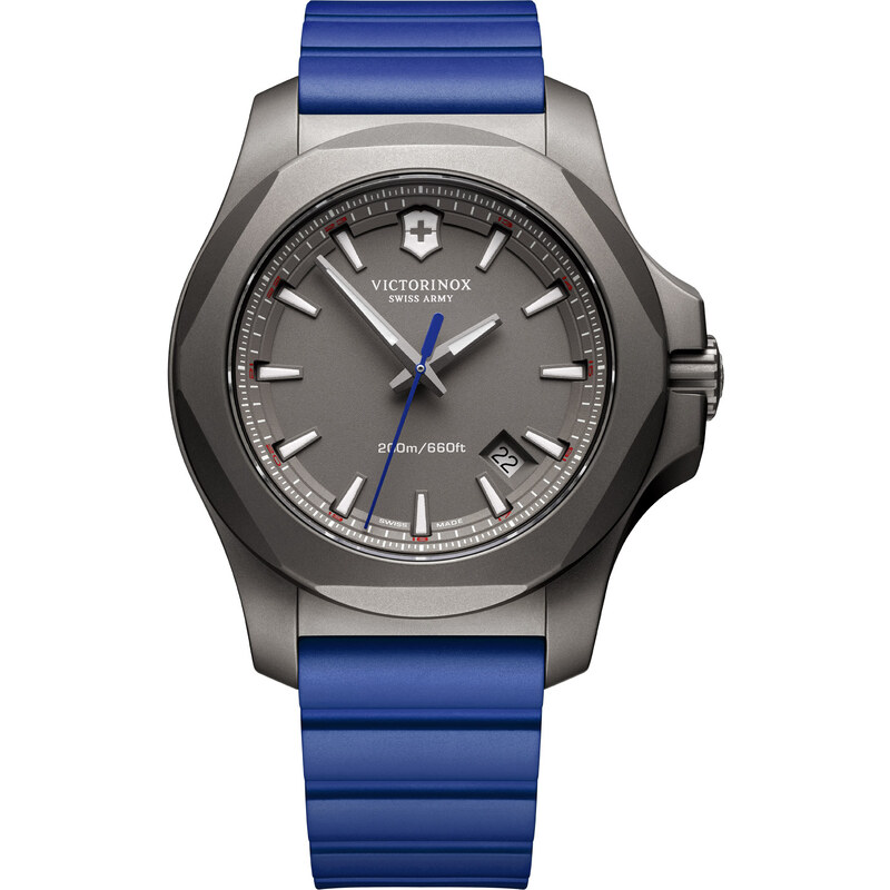 Victorinox I.N.O.X. Herren-Armbanduhr Titan Blau 241759