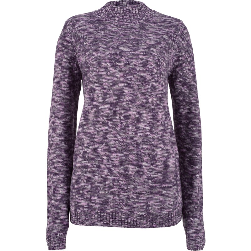 bpc bonprix collection Pullover mit Stehkragen langarm in lila für Damen von bonprix