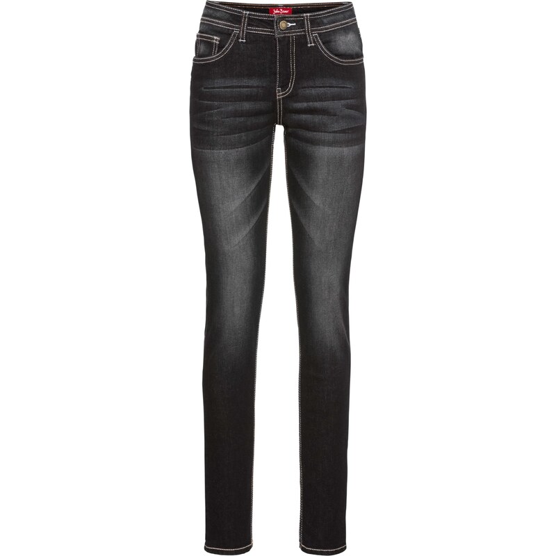 John Baner JEANSWEAR Multi-Stretch-Jeans SKINNY in schwarz für Damen von bonprix