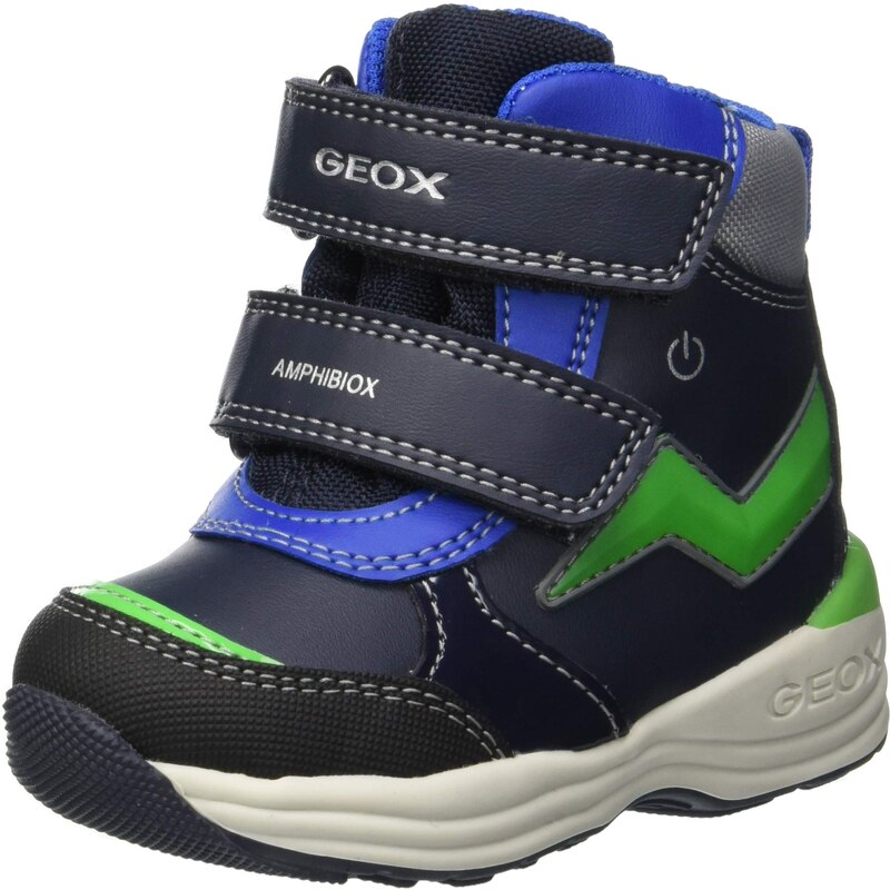 Geox Baby-Jungen B New Gulp Boy B ABX Stiefel, Blau (Navy/Green C4248), 20 EU