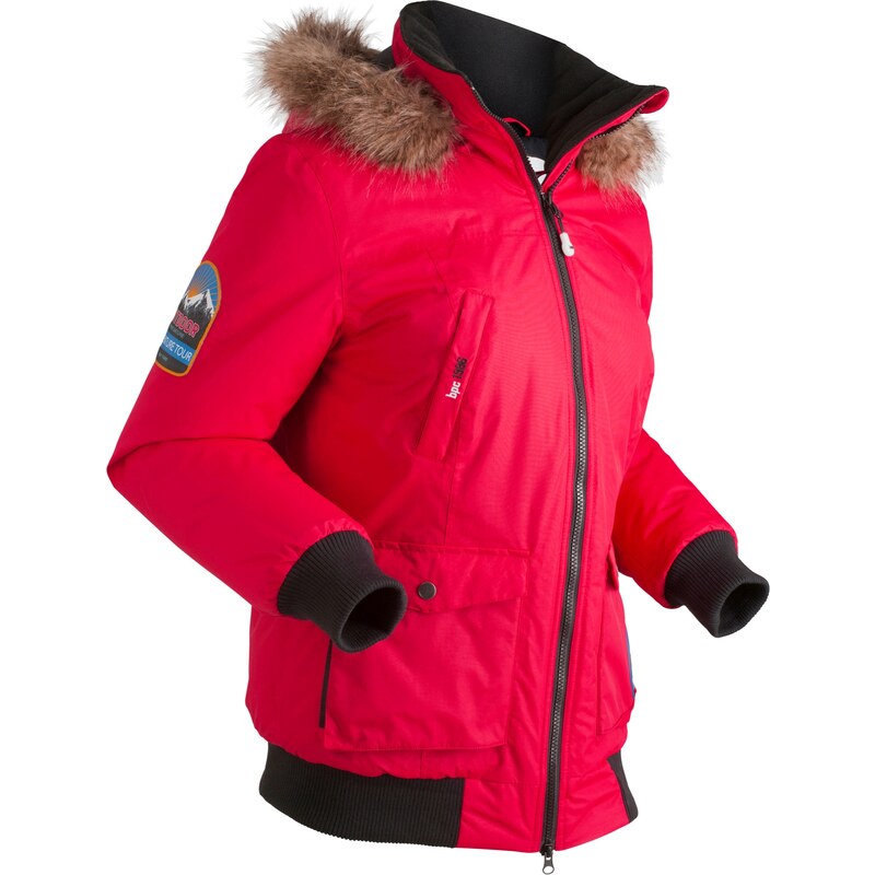 bpc bonprix collection Outdoor-Funktions-Jacke mit Kapuze langarm in rot für Damen von bonprix