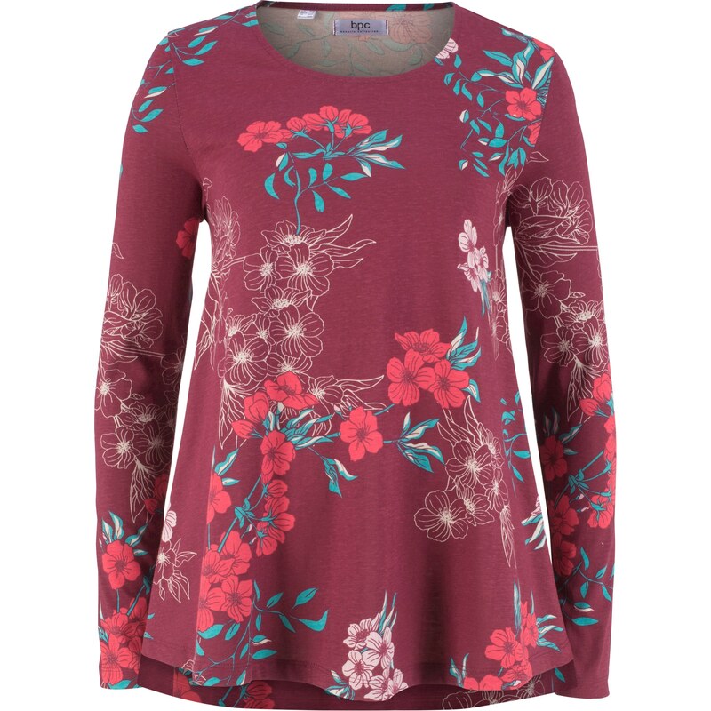 bpc bonprix collection Langarm-Shirt-Tunika in lila für Damen von bonprix