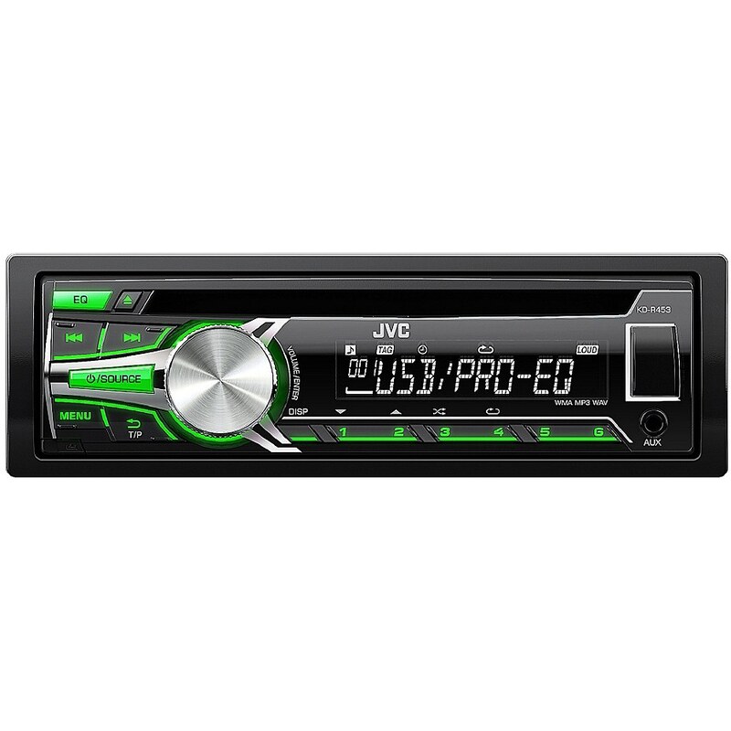 JVC 1-DIN Autoradio USB/CD-Receiver »KD-R453E«