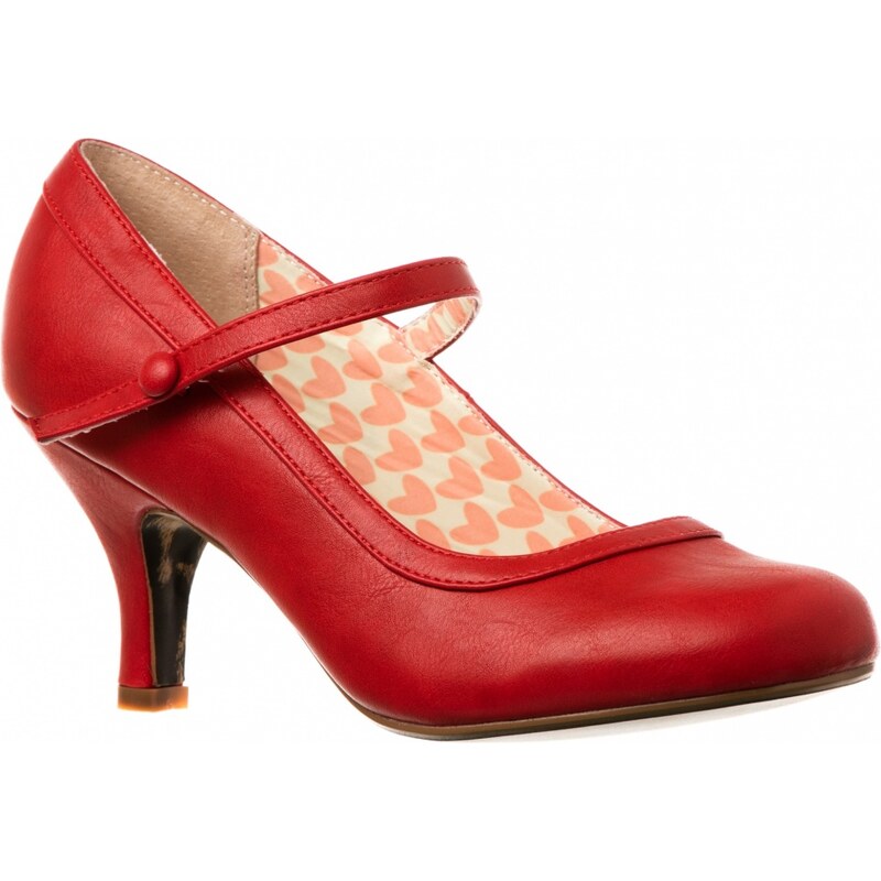 Bettie Page Shoes Bettie Pumps in Rot