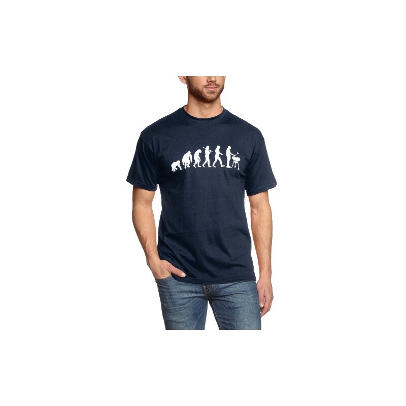 Shirtzshop Erwachsene T-Shirt Original Grillmeister Evolution