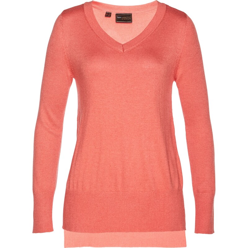 bpc selection premium Premium Pullover mit Kaschmir langarm in rot für Damen von bonprix