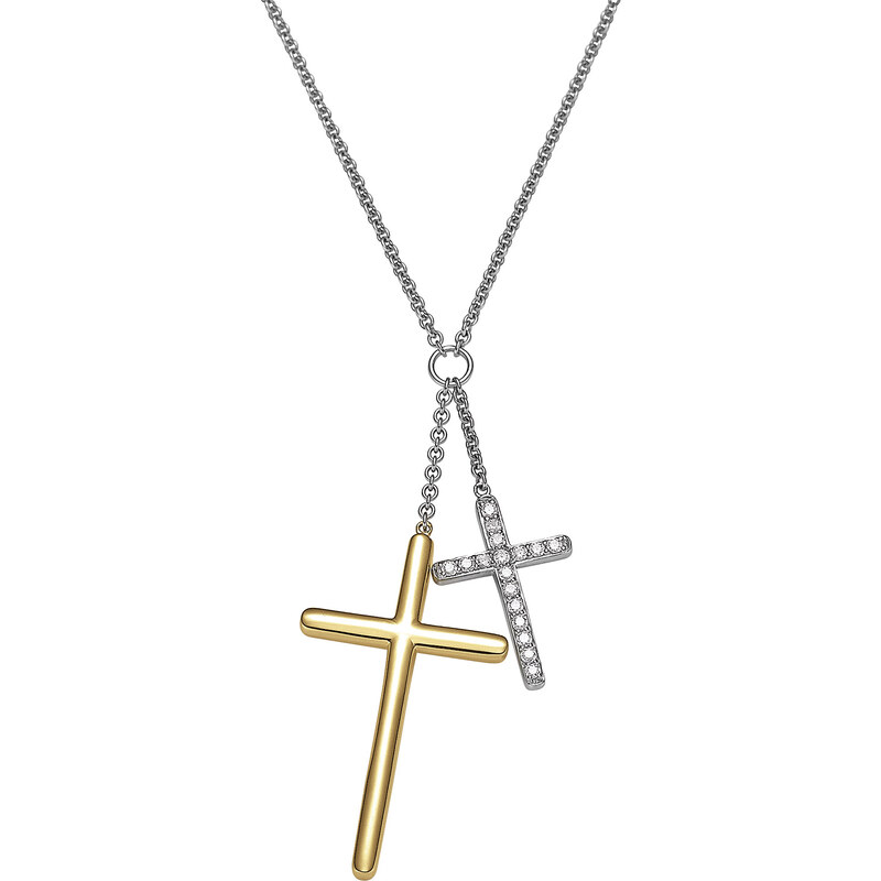 Viventy Damen-Halskette mit Kreuz-Anhängern 774528