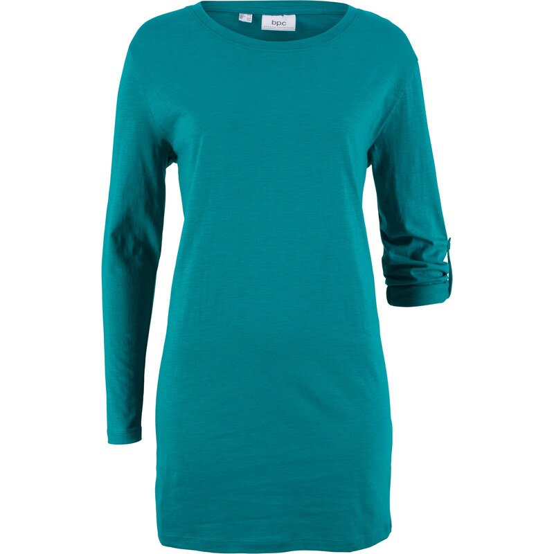 bpc bonprix collection Weites Langarm-Longshirt in blau für Damen von bonprix