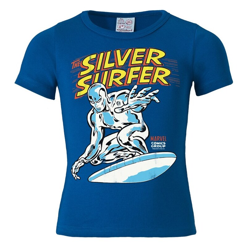 LOGOSHIRT T Shirt Silver Surfer Logo Marvel